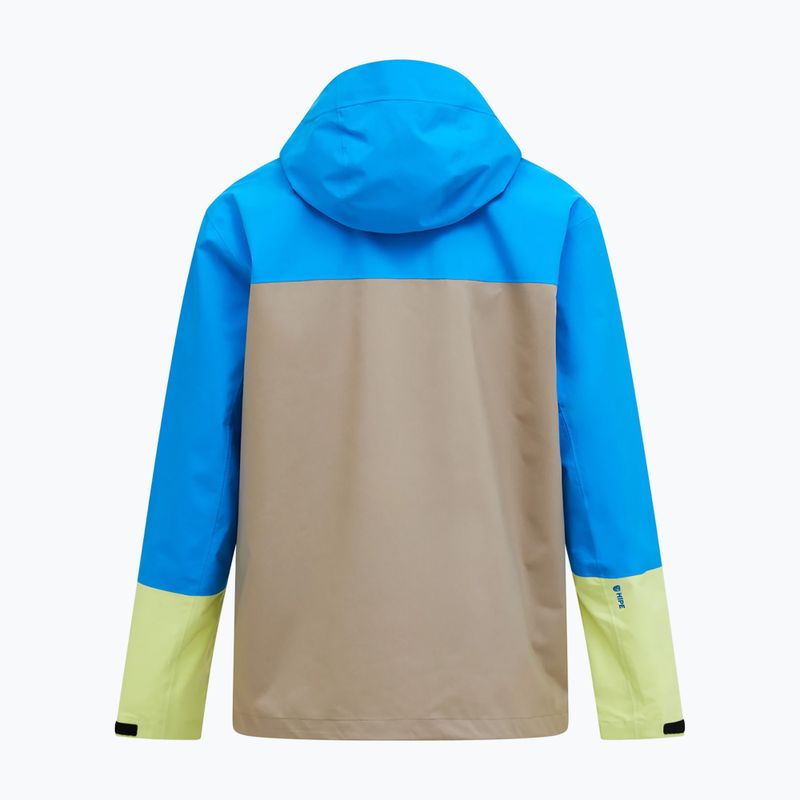 Men's Peak Performance Trail Hipe Shell Jacket leuchtend blau/beige/ sonnig 6
