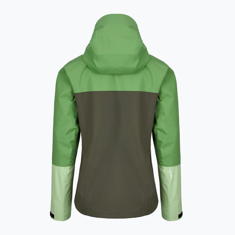 Women's Peak Performance Trail Hipe Shell Jacke Pfefferminz/Kiefernnadel/vivid regen Jacke 2