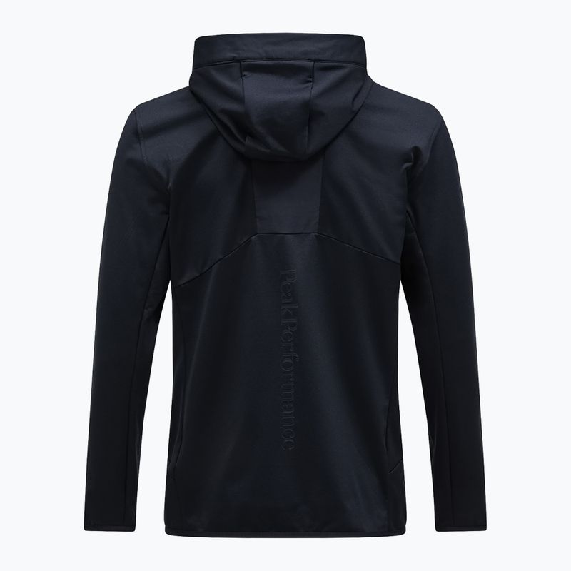 Peak Performance Utility Light Zip Sweatshirt schwarz/schwarz 2