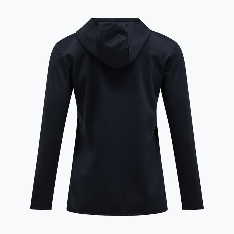 Damen-Trekkingsweatshirt Peak Performance Light Zip Hood black 5