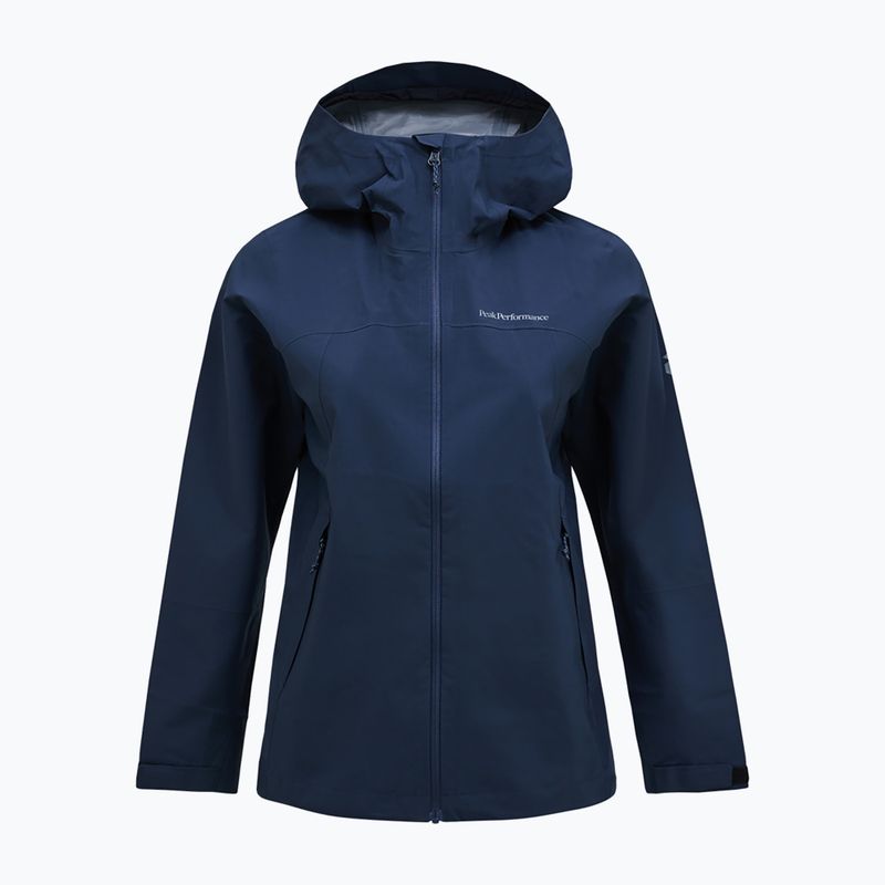 Women's Peak Performance Trail Hipe Shell Jacke blau Schatten