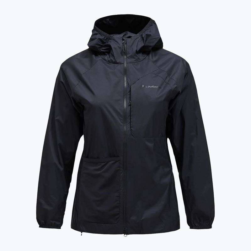 Damen-Hybridjacke Peak Performance Freelight Alpha black