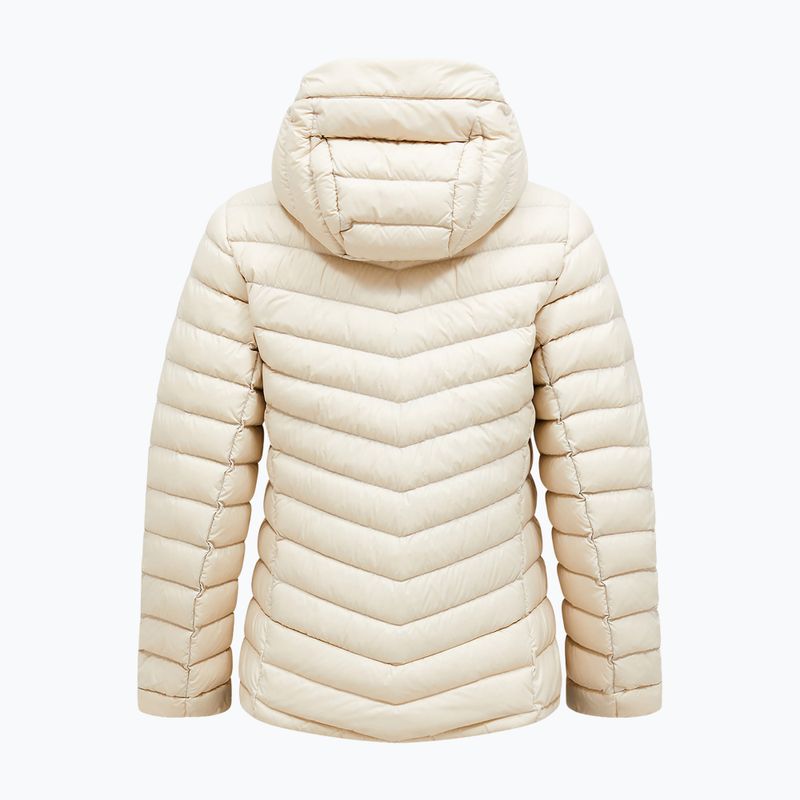 Damen-Daunenjacke Peak Performance Frost Down Hood Jacket Sand Fog 2