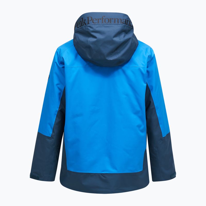 Herren-Skijacke Peak Performance Rider Tech Insulated azure ascent/mountain lake 2