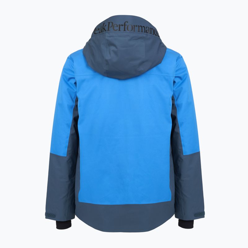 Herren-Skijacke Peak Performance Rider Tech Insulated azure ascent/mountain lake 2