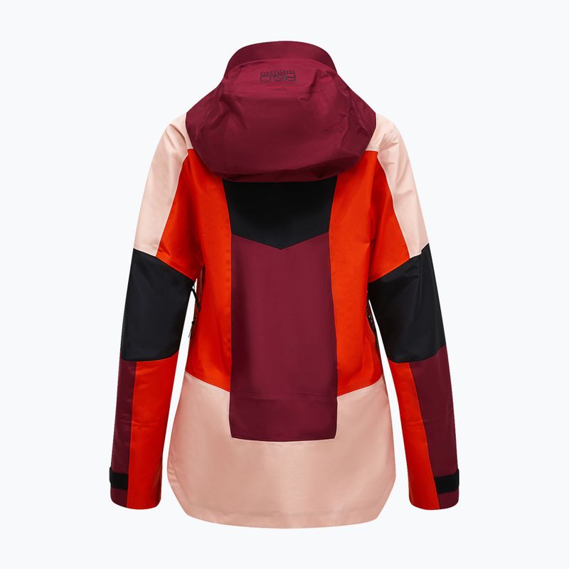 Damen-Skijacke Peak Performance Vertical Gore-Tex Pro Jacket peach fuzz/vertical zenith 2