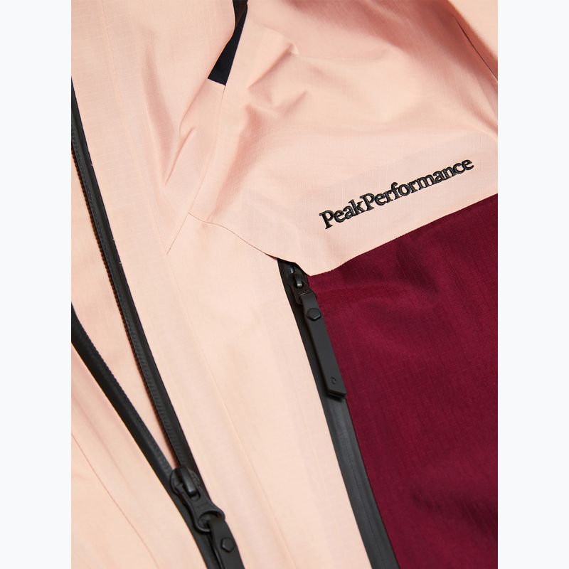 Damen-Skijacke Peak Performance Vertical Gore-Tex Pro Jacket peach fuzz/vertical zenith 4