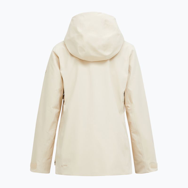 Damen-Skijacke Peak Performance Whitelight APX sand fog 2