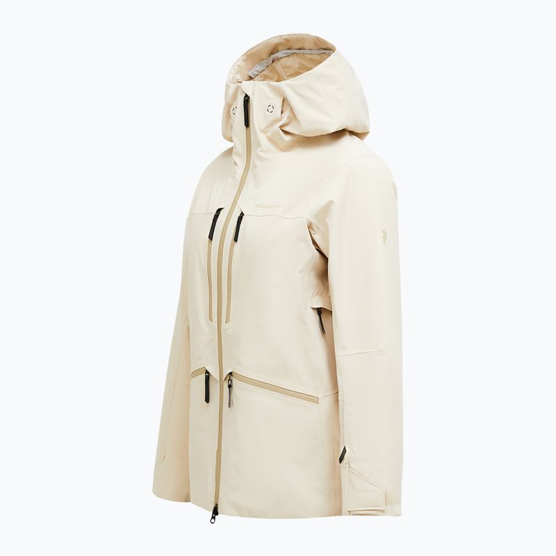 Damen-Skijacke Peak Performance Whitelight APX sand fog 3