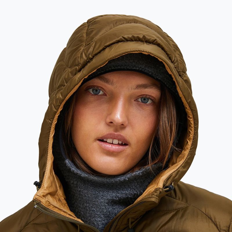 Damen-Daunenjacke Peak Performance Helium Down Hood meadow moss/sierra sand 4