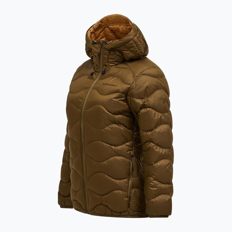 Damen-Daunenjacke Peak Performance Helium Down Hood meadow moss/sierra sand 8