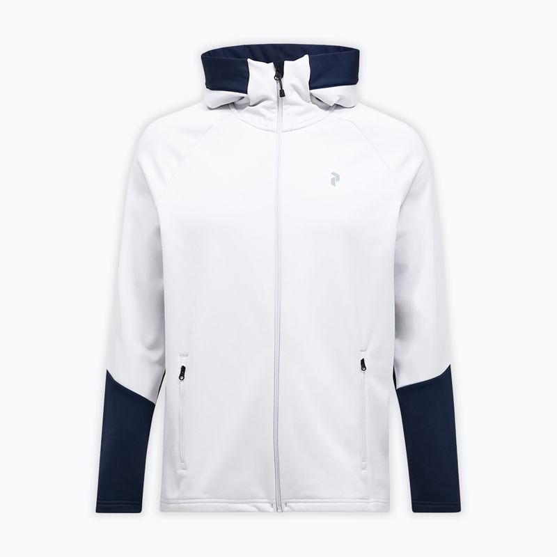 Herrenpullover Peak Performance Rider Essentials Zip Hood Antarctica/Blue Shadow