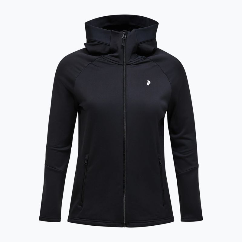 Damen Kapuzenjacke Peak Performance Rider Essentials Zip Hood black/black 6