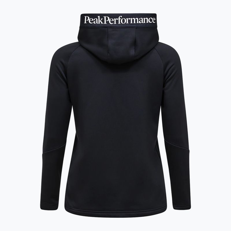 Damen Kapuzenjacke Peak Performance Rider Essentials Zip Hood black/black 7