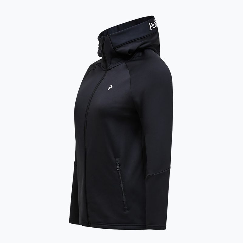 Damen Kapuzenjacke Peak Performance Rider Essentials Zip Hood black/black 8