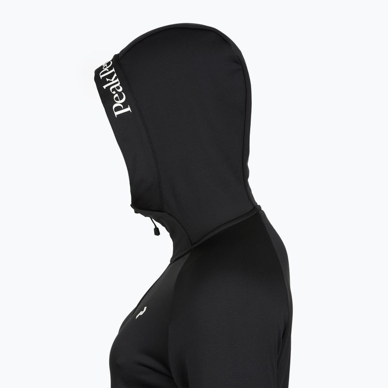 Damen Kapuzenjacke Peak Performance Rider Essentials Zip Hood black/black 10