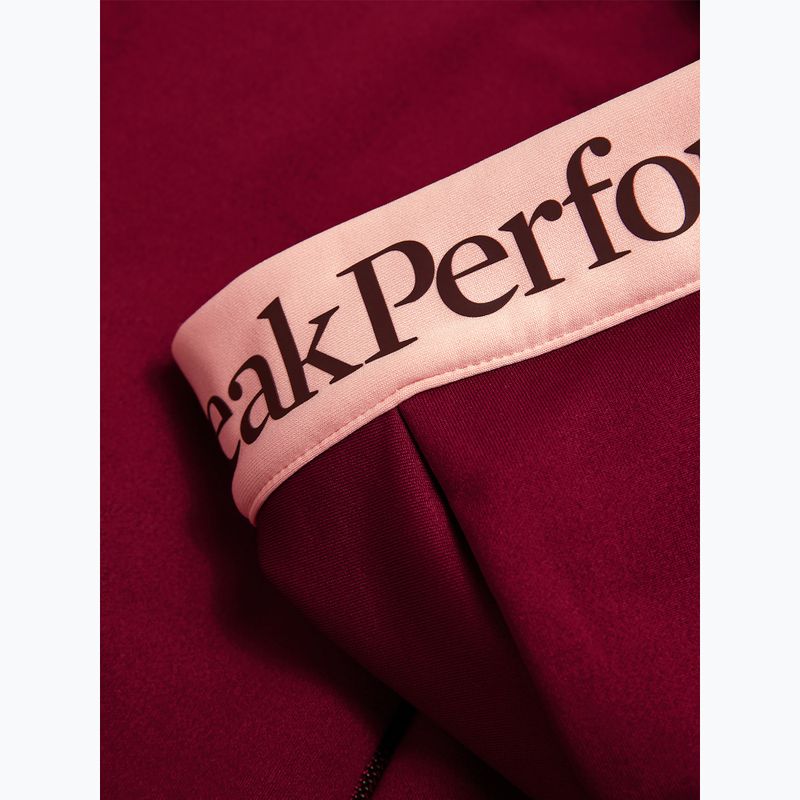 Damenpullover Peak Performance Rider Essentials Zip Hood Vertical Zenith/Peach Fuzz 4
