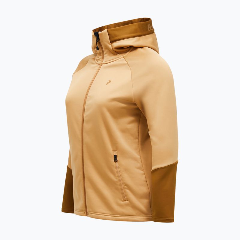 Damenpullover Peak Performance Rider Essentials Zip Hood Sierra Sand/Earthy Summit 3