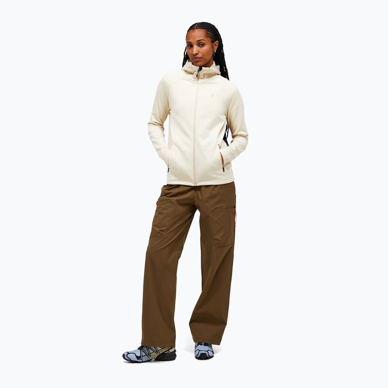 Damen-Hoodie Peak Performance Rider Essentials Zip Hood sand fog/sand fog 2