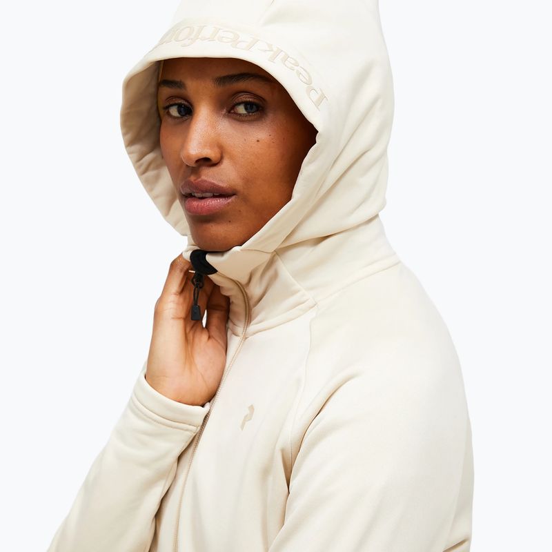 Damen-Hoodie Peak Performance Rider Essentials Zip Hood sand fog/sand fog 4