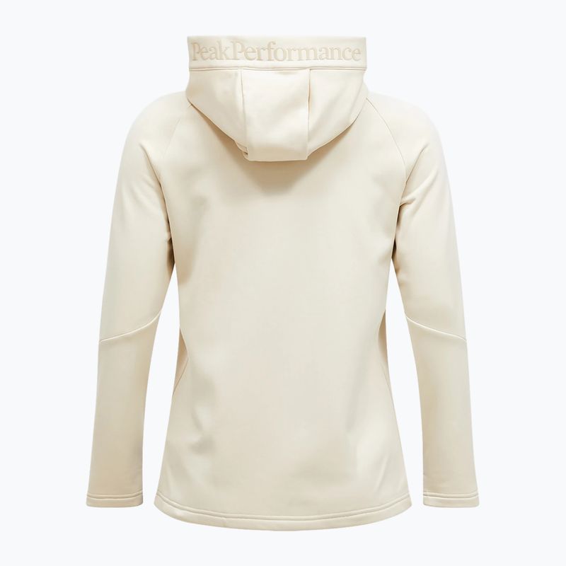 Damen-Hoodie Peak Performance Rider Essentials Zip Hood sand fog/sand fog 6