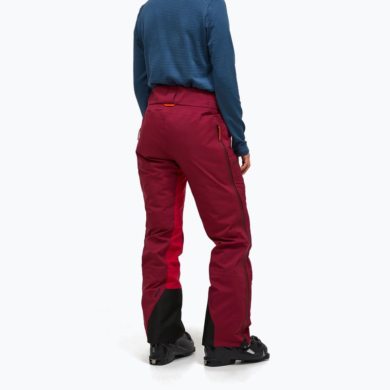 Damen Skihose Peak Performance Vislight GTX C-Knit 3L vertical zenith/tech burgundy 3