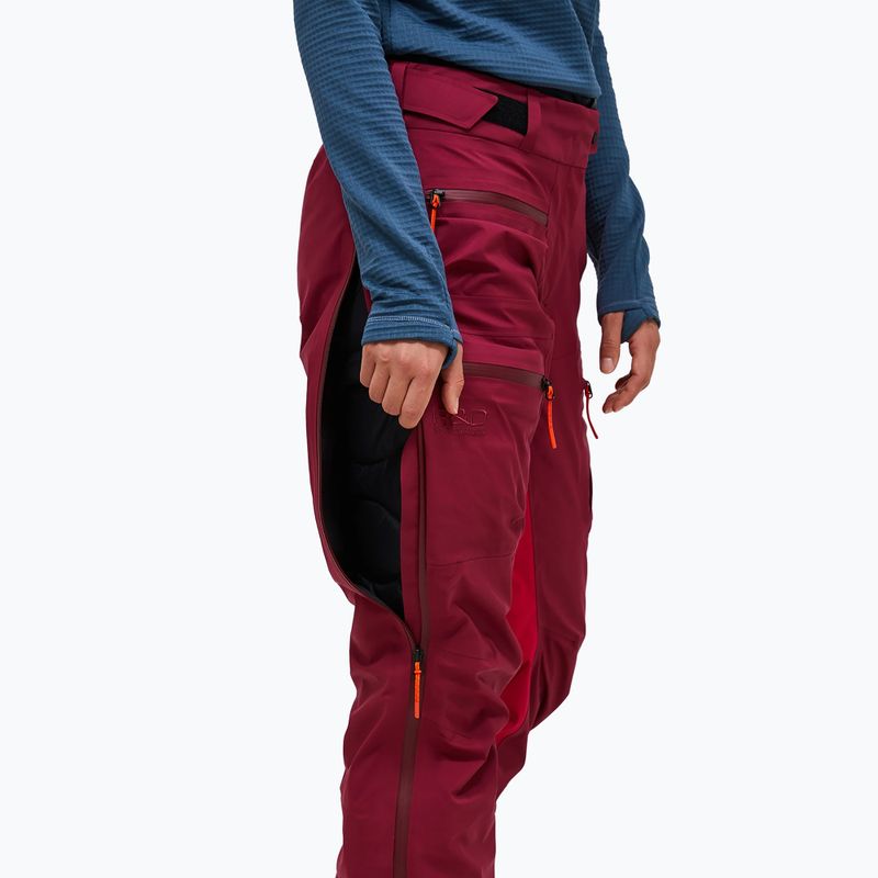 Damen Skihose Peak Performance Vislight GTX C-Knit 3L vertical zenith/tech burgundy 4