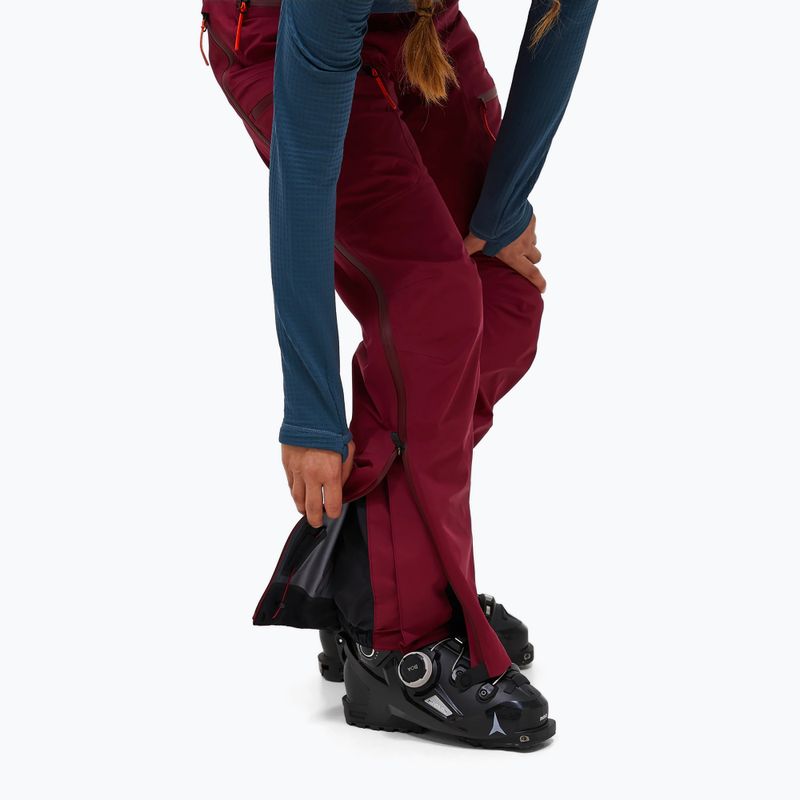 Damen Skihose Peak Performance Vislight GTX C-Knit 3L vertical zenith/tech burgundy 5