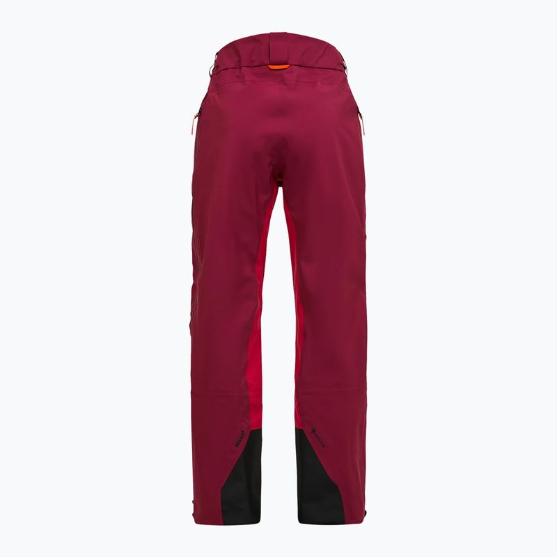 Damen Skihose Peak Performance Vislight GTX C-Knit 3L vertical zenith/tech burgundy 7