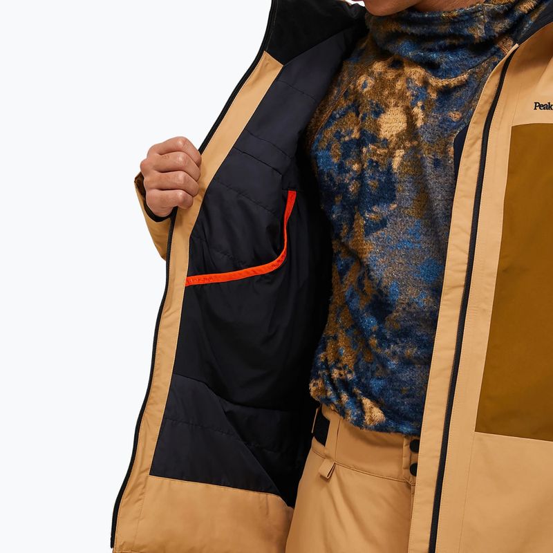 Herren-Skijacke Peak Performance Edge Insulated sierra sand/earthy summit 6