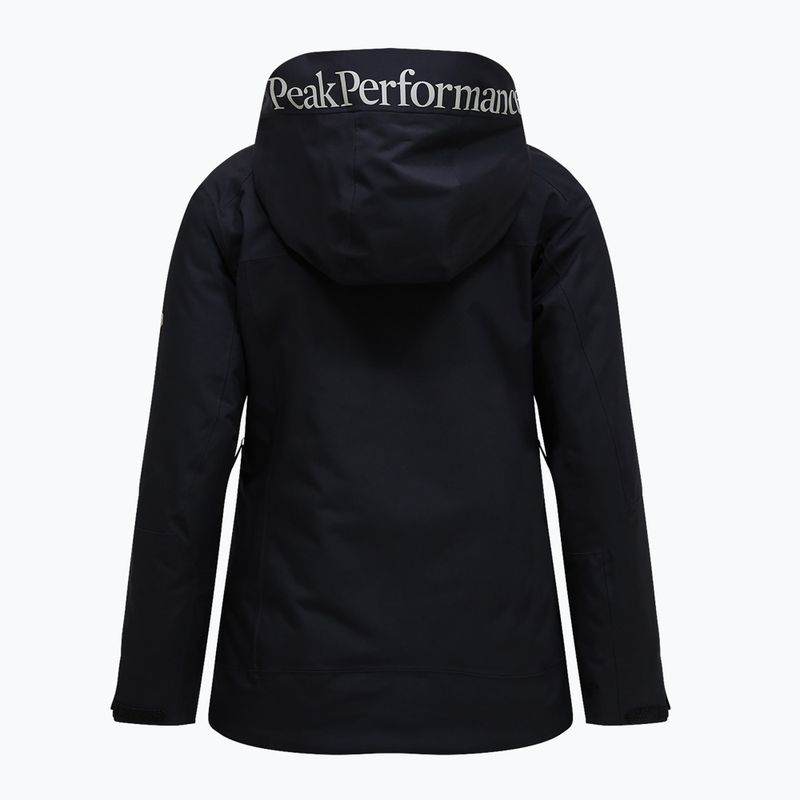 Damen Skijacke Perak Performance Rider Tech Isoliert schwarz 2