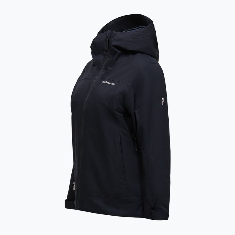 Damen Skijacke Perak Performance Rider Tech Isoliert schwarz 3