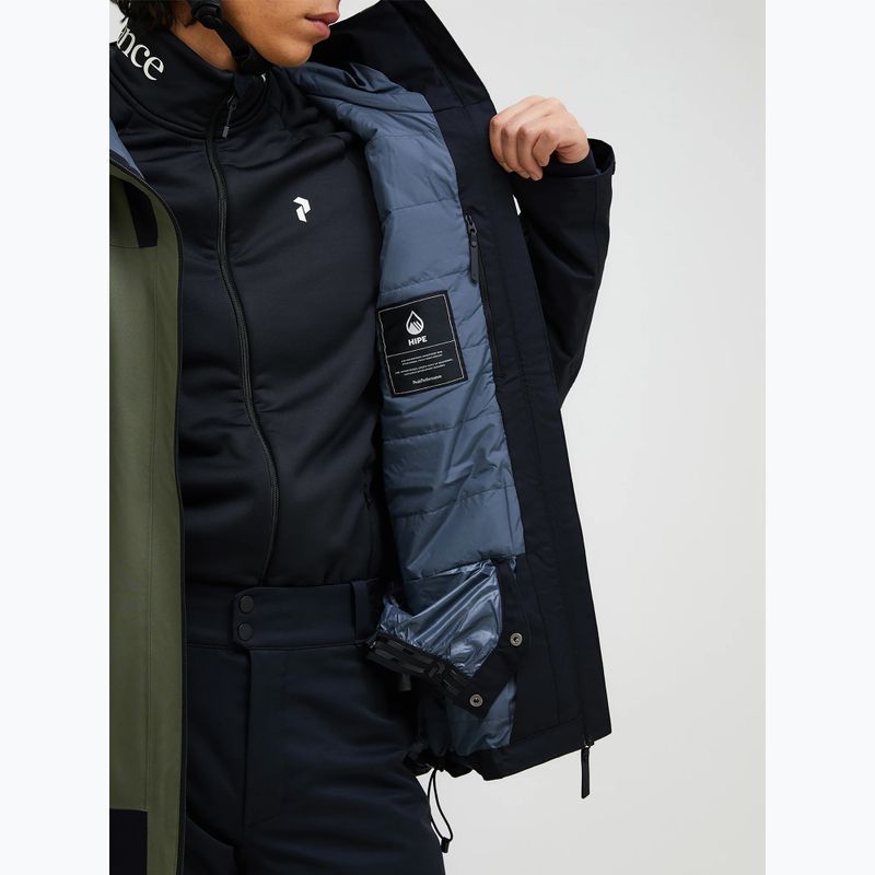 Herren-Skijacke Peak Performance Rider Tech Insulated pine needle/black 6