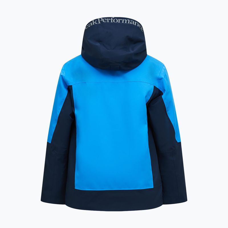 Kinder-Skijacke Peak Performance Rider Tech Insulated Jacket azure ascent/blue shadow 2