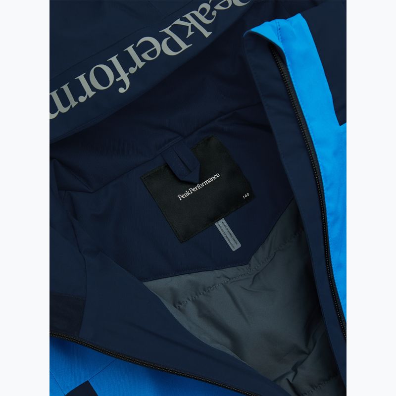 Kinder-Skijacke Peak Performance Rider Tech Insulated Jacket azure ascent/blue shadow 4