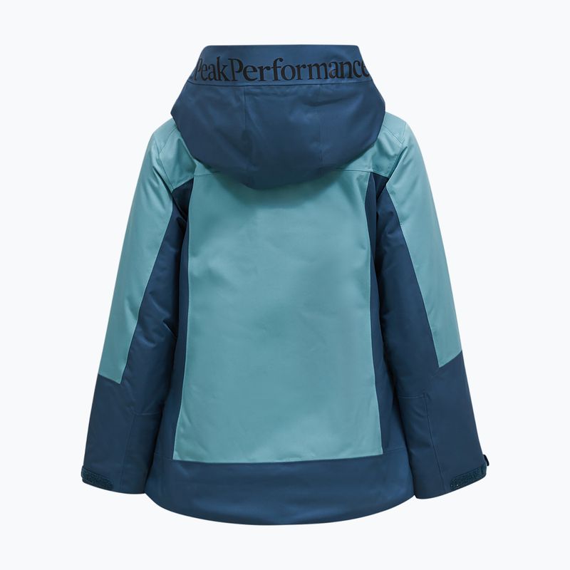 Damen-Skijacke Peak Performance Rider Tech Insulated Jacket mountain lake/deluded vision 2