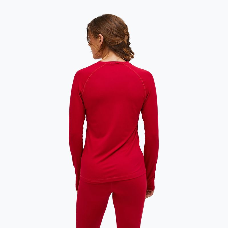 Damen-Thermoaktivshirt Peak Performance Spirit Crew tech burgundy 2
