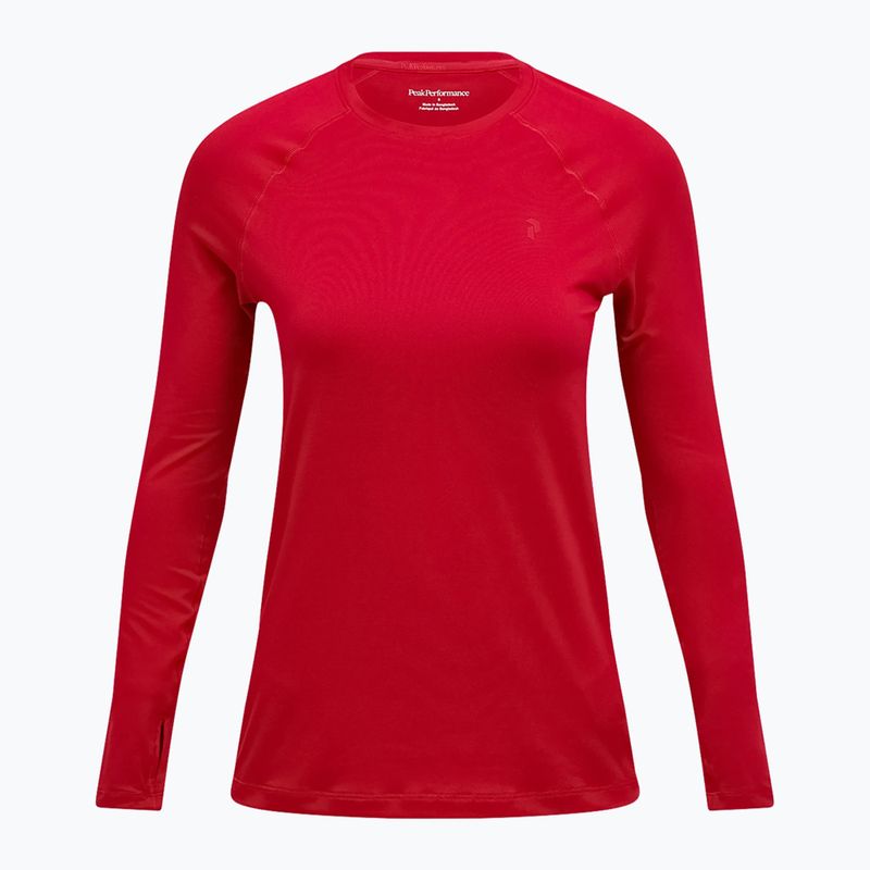 Damen-Thermoaktivshirt Peak Performance Spirit Crew tech burgundy 3