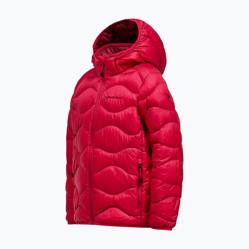 Daunenjacke für Kinder Peak Performance Helium Down Hood Jacket Tech Burgundy/Vertical Zenith 3