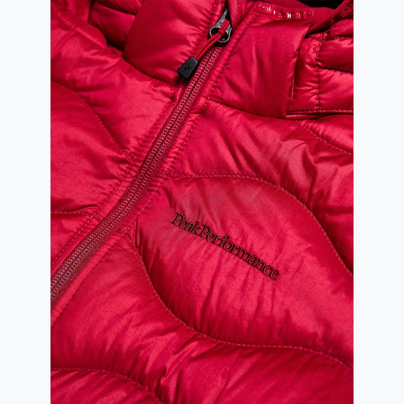 Daunenjacke für Kinder Peak Performance Helium Down Hood Jacket Tech Burgundy/Vertical Zenith 4