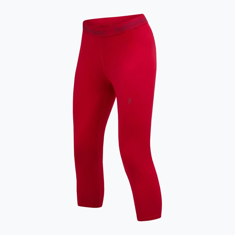 Damen Thermo-Leggings Peak Performance Spirit Short John Tech Burgund 5