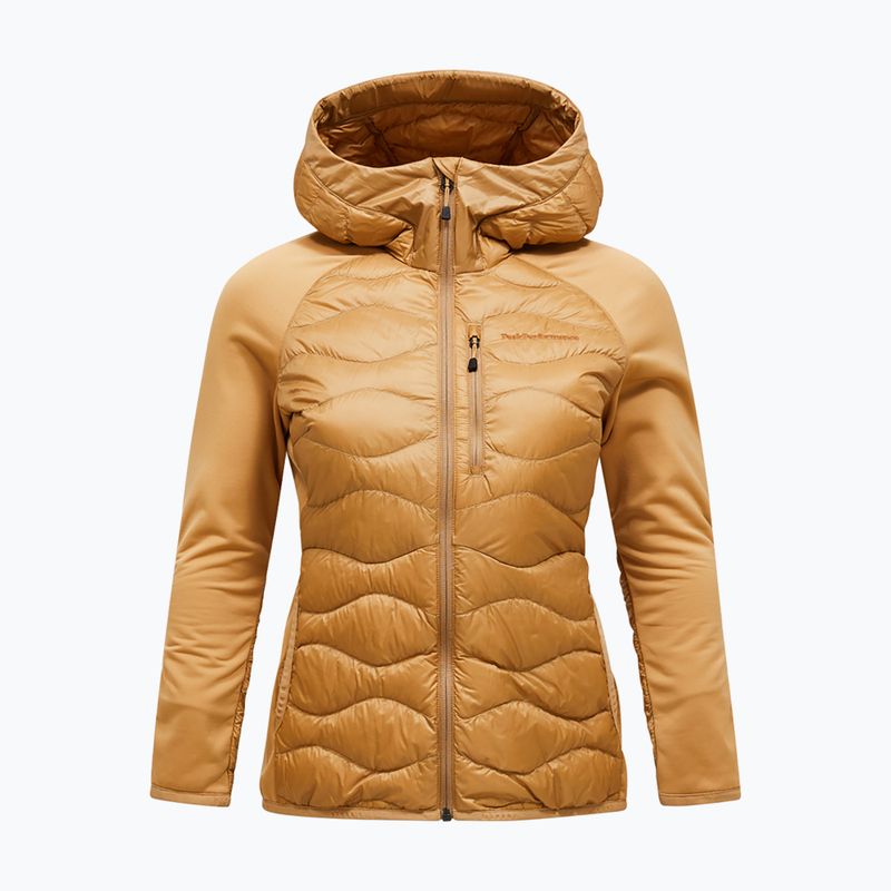 Damen-Daunenjacke Peak Performance Helium Hybrid Down Jacket Sierra Sand