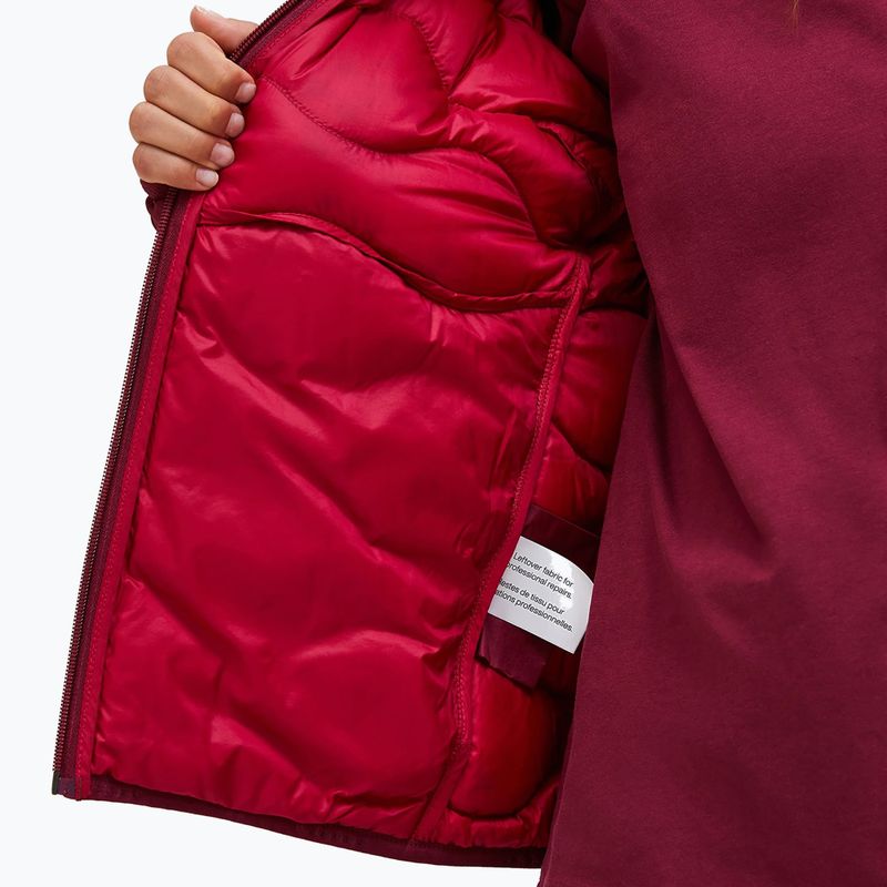 Damen Daunenjacke Peak Performance Helium Down Hood vertical zenith/tech burgundy 4