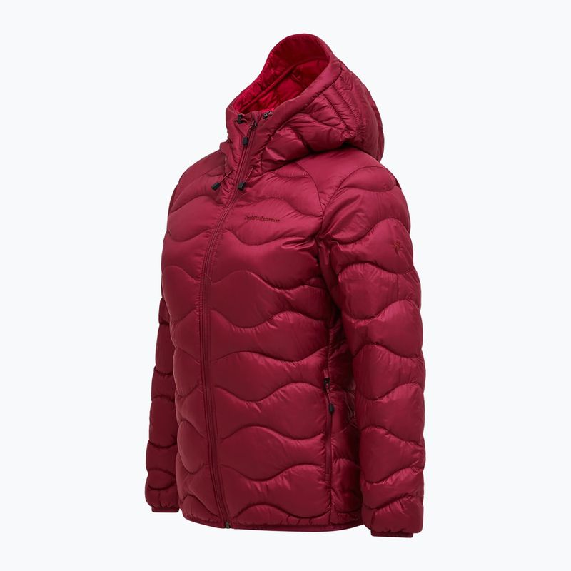 Damen Daunenjacke Peak Performance Helium Down Hood vertical zenith/tech burgundy 7