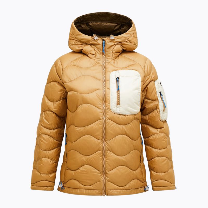 Damen-Daunenjacke Peak Performance Helium Utility Down sierra sand/sand fog 7