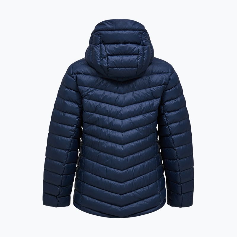 Damen-Daunenjacke Peak Performance Frost Down Hood Jacket blue shadow 2