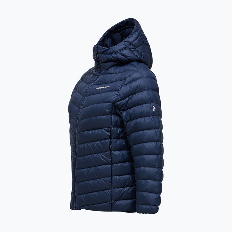 Damen-Daunenjacke Peak Performance Frost Down Hood Jacket blue shadow 3