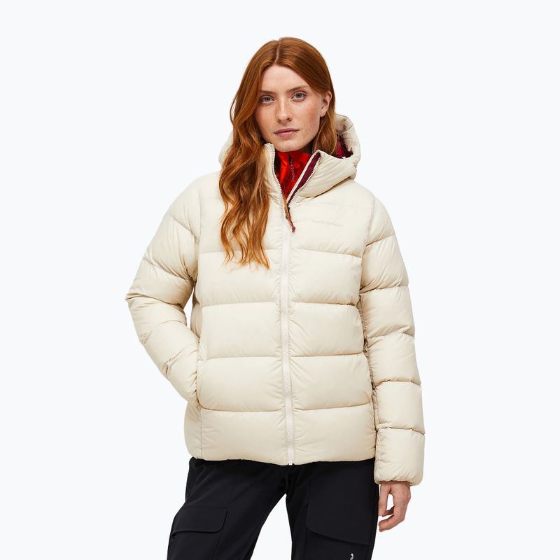 Damen-Daunenjacke Peak Performance Frost Down Puffer Jacket Sand Fog
