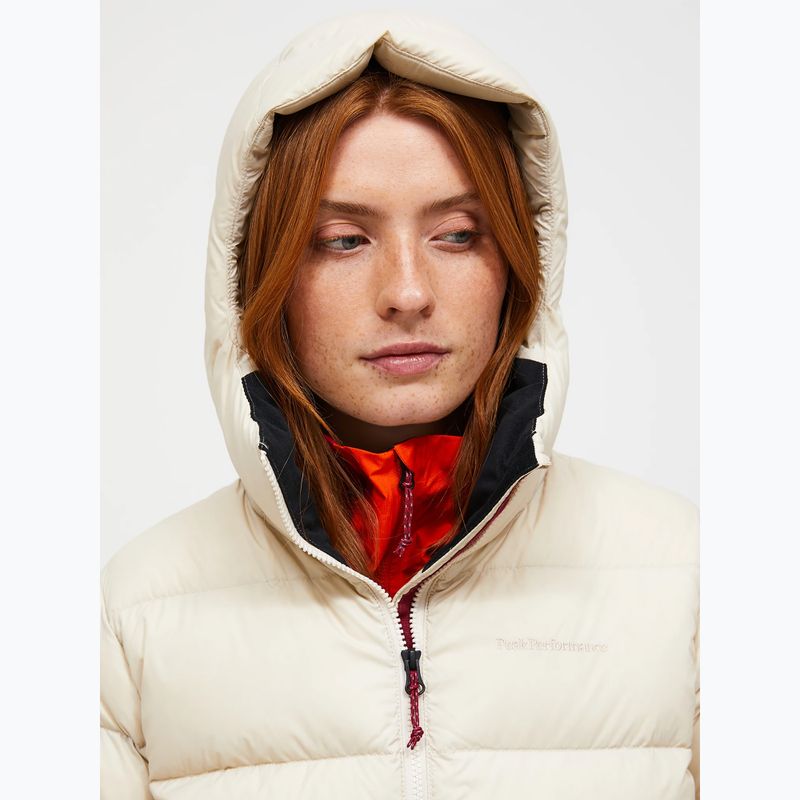 Damen-Daunenjacke Peak Performance Frost Down Puffer Jacket Sand Fog 4