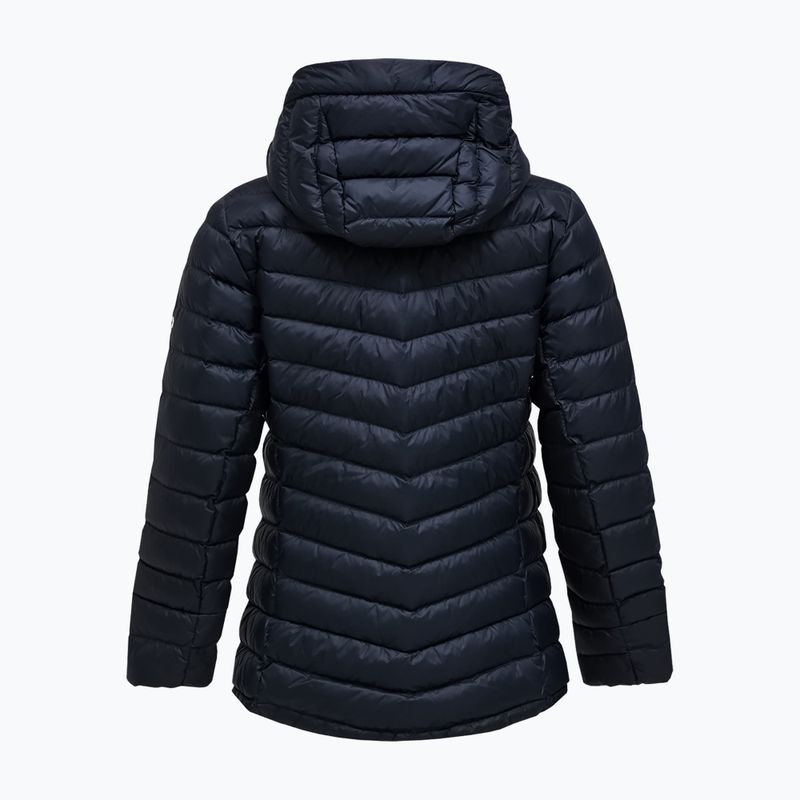 Damen-Daunenjacke Peak Performance Frost Down Hood Jacket Black 2